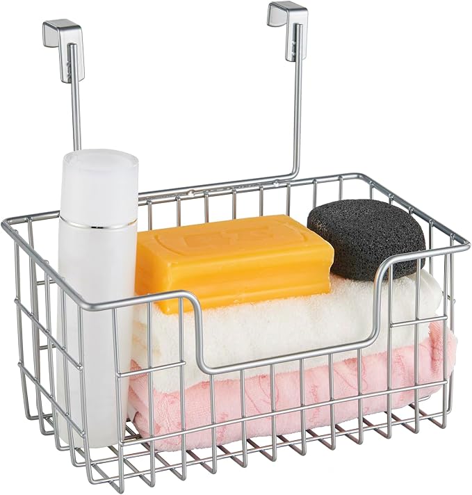 JUNCHU CHERRY Wire Hanging Storage Basket 2 Packs, Wall Mounted Kitchen - Image 8