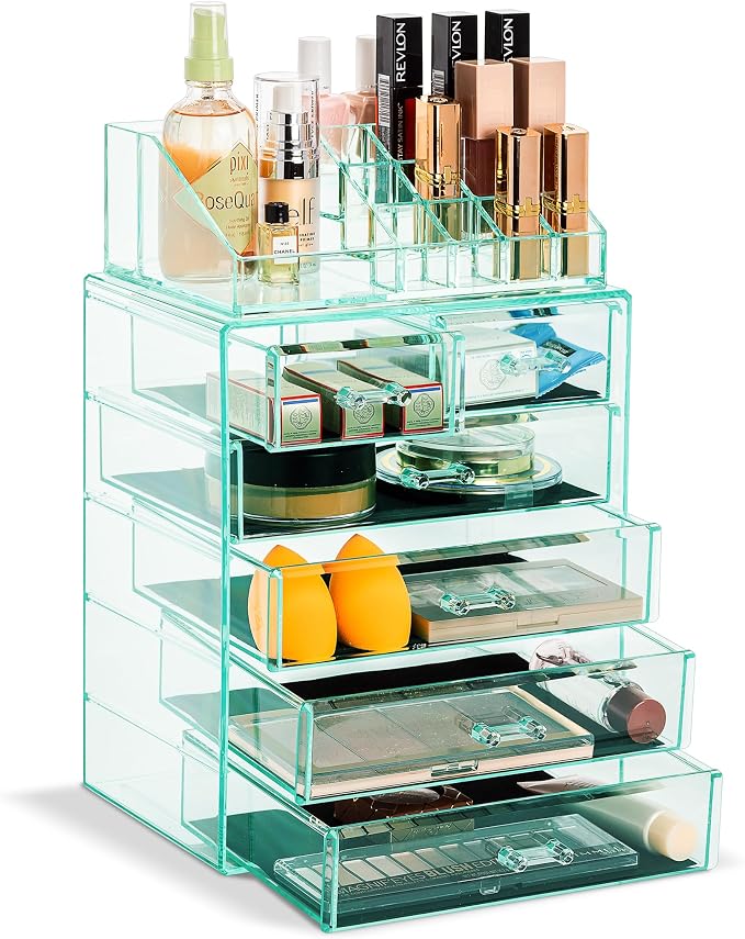 Sorbus Clear Cosmetic Makeup Organizer by Sorbus