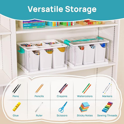 Vtopmart 24 QT Clear Plastic Craft Organizer - Image 5