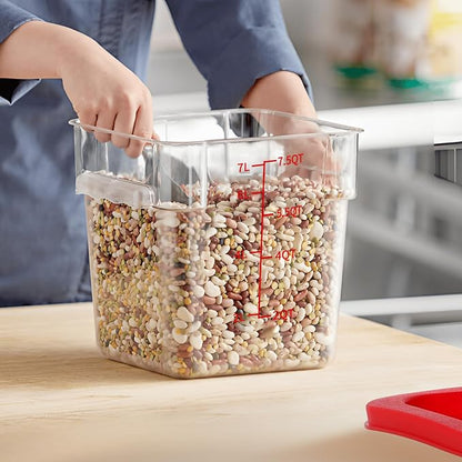4 Pack Food Storage Containers, 8 Quart - Image 9