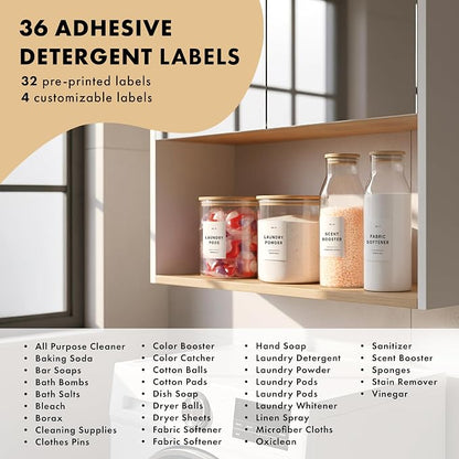 Glass Laundry Detergent Dispenser Containers - Image 6