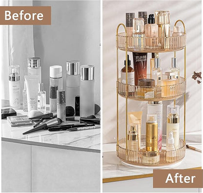 shuang qing Rotating Makeup Organizer - Image 3