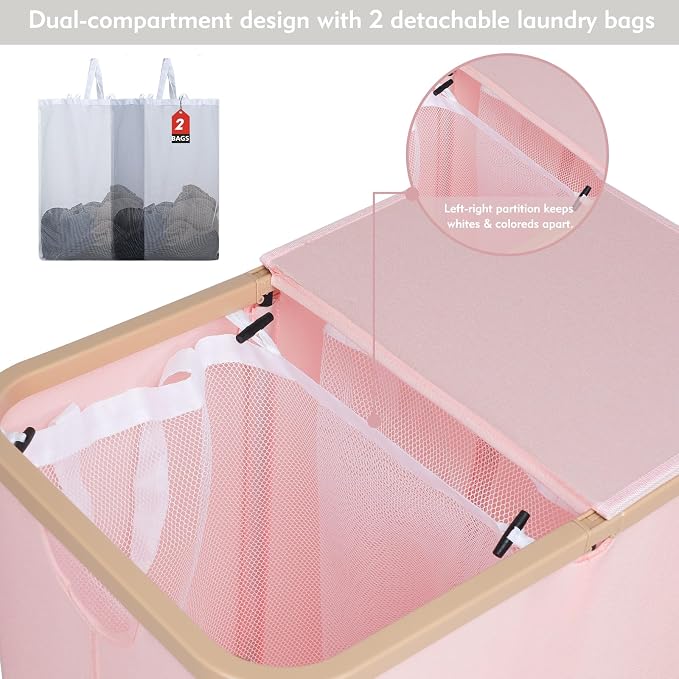 DOKEHOM 160L Extra Large Laundry Hamper - Image 4