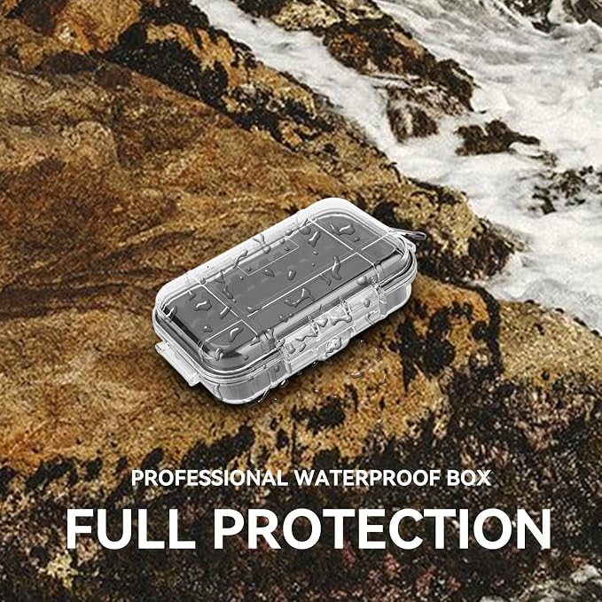 HERCHR Dry Box Outdoor Waterproof Airtight Storage Case Hard Shell Wet Dry Box - Image 4