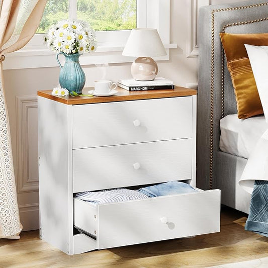 Nightstand, Farmhouse Wood Night Stand by MEMOBARCO