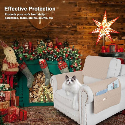 Waterproof Sofa Armrest Cover Headrest Cover - Image 2