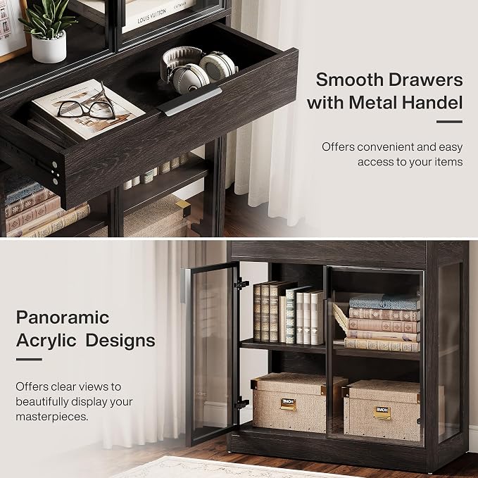 Tribesigns 71-inch Tall Display Cabinet - Image 7