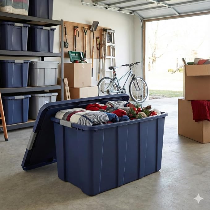 30 Gallon Heavy-Duty Storage Tote - Image 6