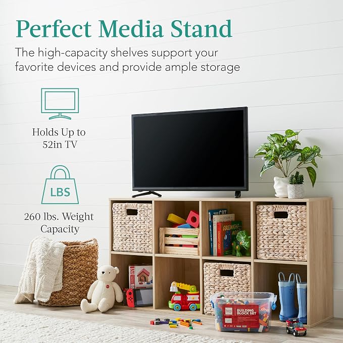 Best Choice Products 8-Cube Storage Organizer, 13.5in Shelf Opening, Display - Image 5