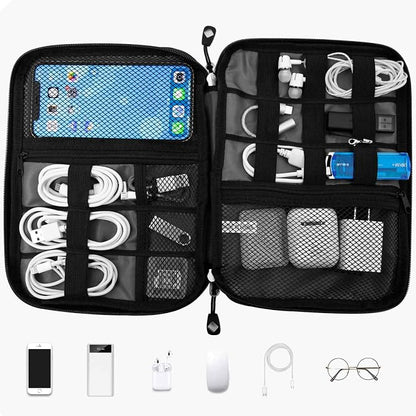 Travel Cable Organizer Bag Waterproof Portable Electronic Accessories Organizer - Image 2