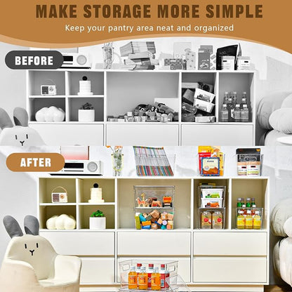 12 Pack Clear Storage Bins - Image 7