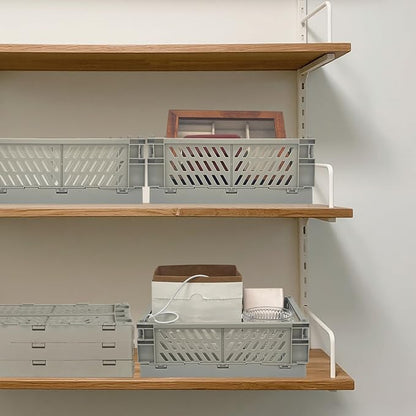 2 Pack Mini Foldable Small Plastic Baskets - Image 7