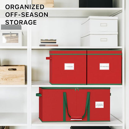 Simple Houseware 128 Christmas Ornament Storage Box - Image 9