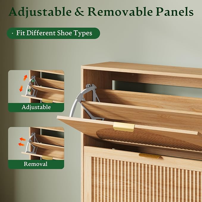 Xixini Shoe Storage Cabinet - Image 3