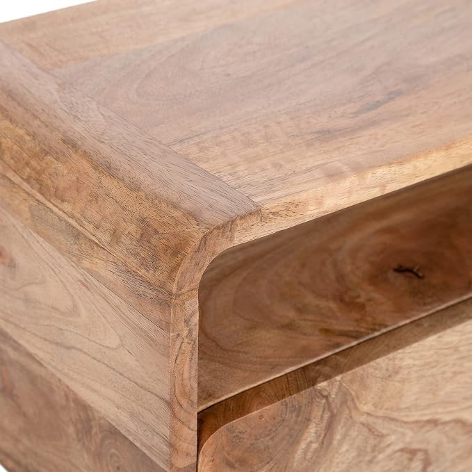 Kate and Laurel Kato Transitional Wood Floating Side Table - Image 6