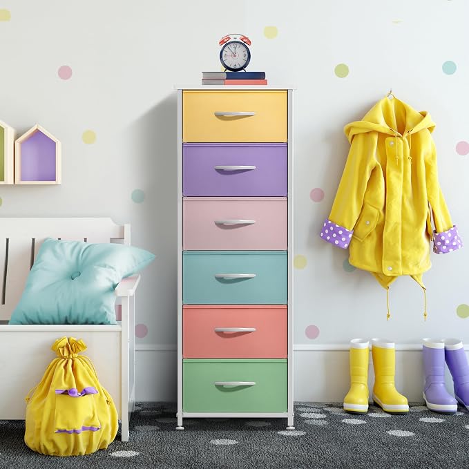 Sorbus Fabric Dresser for Kids Bedroom - Image 6