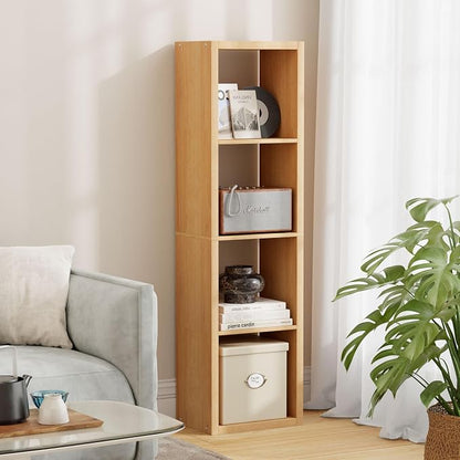 4 Cube Storage Organizer Single Row, Cube Shelf by JPIZISO