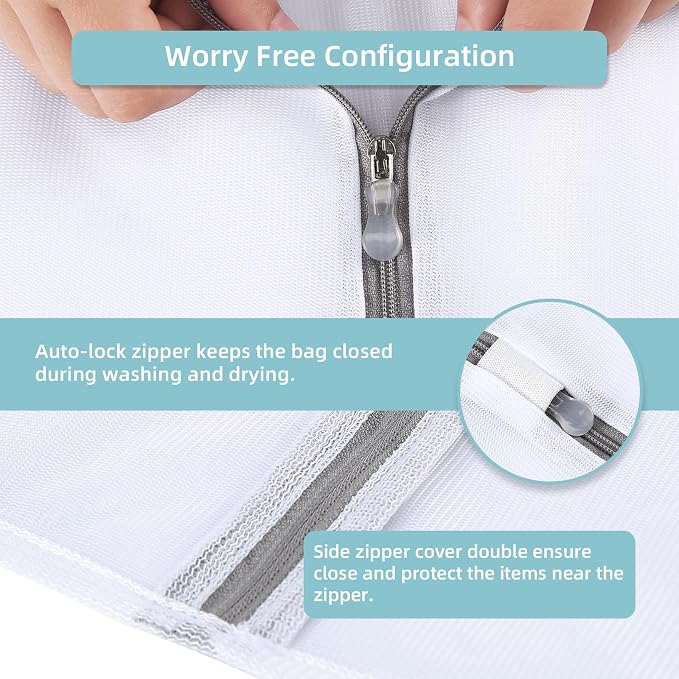 GOGOODA Mesh Laundry Bags for Delicates Durable Protective Wash Bags | Travel - Image 4