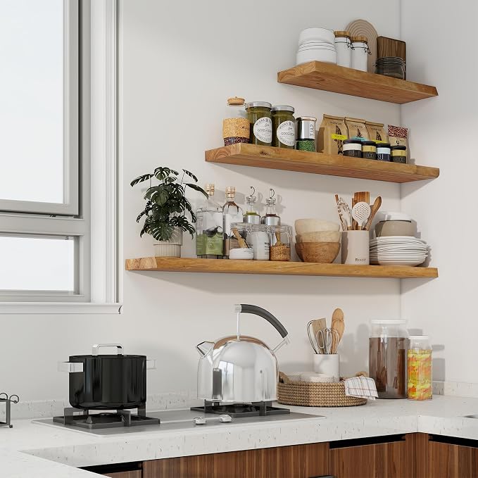 Axeman 72 inch Extra Long Floating Shelves - Image 6