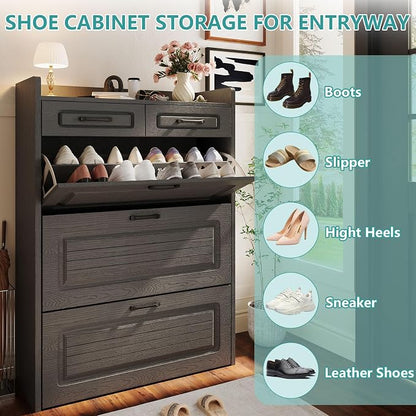 Shoe Cabinet Storage for Entryway - Image 7