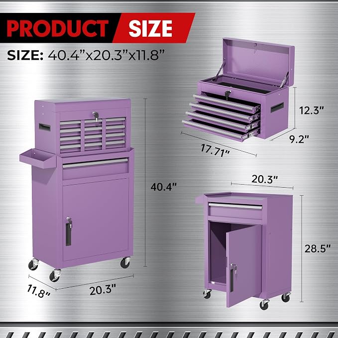 INTERGREAT 5 Drawer Tool Chest - Image 3