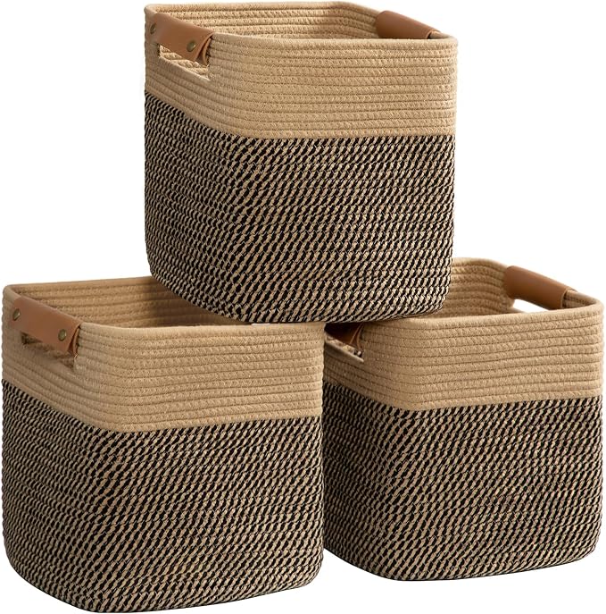 danpinera 3-Pack Cotton Rope Baskets by danpinera