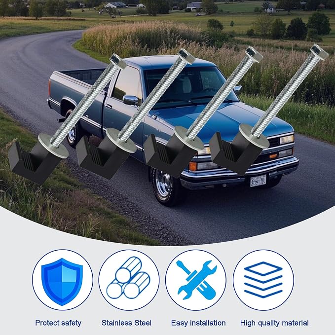 4Pcs Truck Tool Box Mounting Kit - Image 6