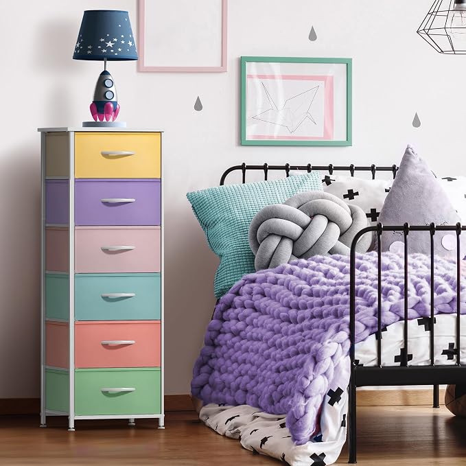 Sorbus Fabric Dresser for Kids Bedroom - Image 2