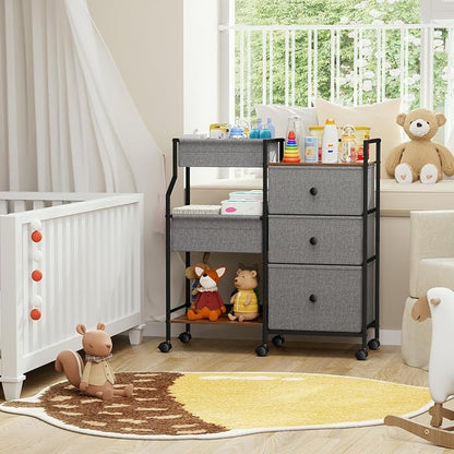 Modanais Baby Diaper Caddy Organizer Cart - Image 7