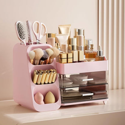 HBlife Makeup Organizer with Brush Holder - Image 5