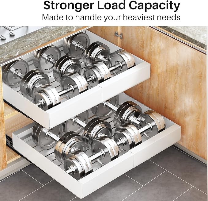 Pull out Cabinet Organizer, Expandable Heavy Duty Slide out Drawers Fixed - Image 6