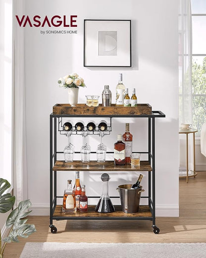 VASAGLE Kitchen Serving Cart - Image 2