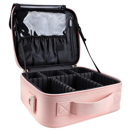gzcz Travel Makeup Bag, Professional Cosmetic Bags - Image 4