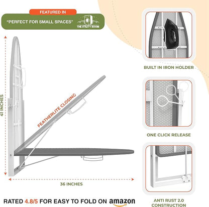 Xabitat Wall Mounted Ironing Board - Image 4