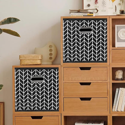 Fabric storage bins Cubes, Fabric Cube Organizer - Image 5