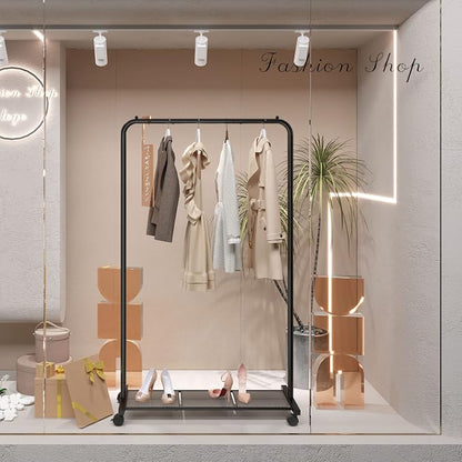 SONGMICS Clothes Rack with Wheels, Clothing Rack - Image 9