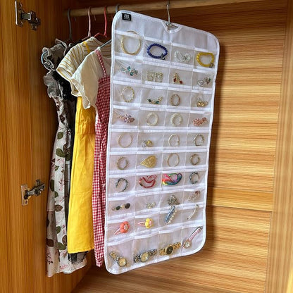 BB Brotrade Hanging Jewelry Organizer, Accessories Organizer, 80 Pocket - Image 2