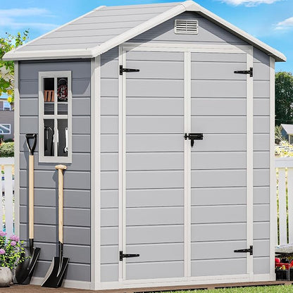 DWVO 6X4FT Resin Storage Shed by DWVO