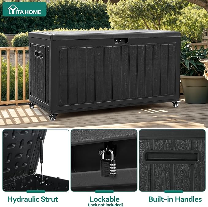 YITAHOME 90 Gallon Outdoor Storage Box - Image 5