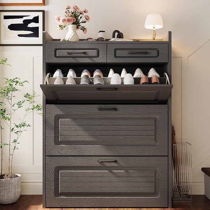 Shoe Cabinet Storage for Entryway by HZANHYProfessionalbrand