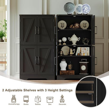 Treocho Farmhouse Bathroom Floor Cabinet - Image 5