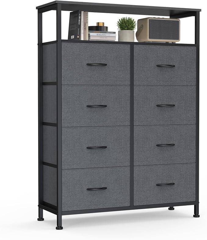 DUMOS 8 Drawers Fabric Dresser by DumosLifestyle