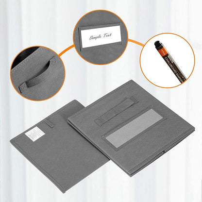 11 Inch Storage Cube, Storage bin Foldable Fabric Cube Storage Bins - Image 2