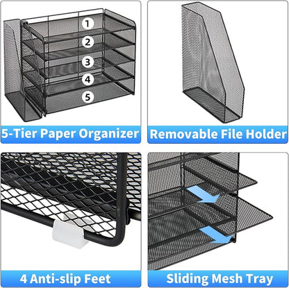 OPNICE 5-Tier Paper Organizer - Image 6