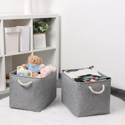 Bidtakay Grey Baskets Shelf Baskets - Image 8