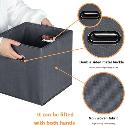 Yunkeeeper storage bins Cubes, Fabric Cube Organizer - Image 4