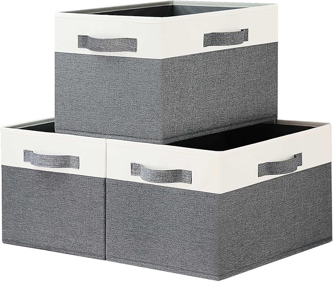 GhvyenntteS Large Closet Storage Bins by GhvyenntteS