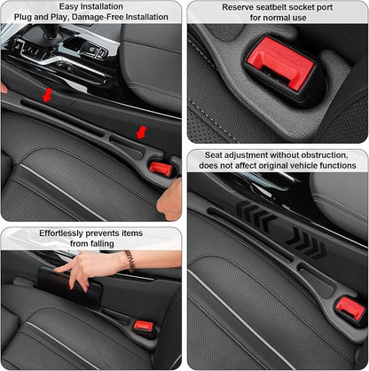 2pc Car Seat Gap Filler, Universal Car Seat Slot Organizer, Anti-Drop Car - Image 6