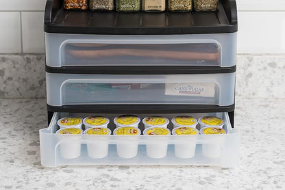 IRIS USA Plastic Desk Top 3-Drawer Storage Organizer - Image 7