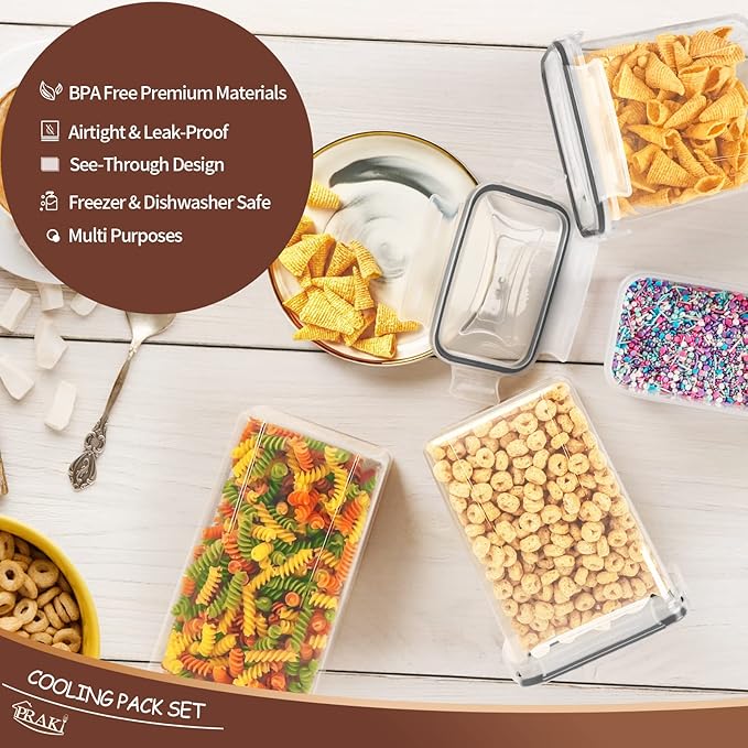 PRAKI Airtight Food Storage Containers Set - Image 4